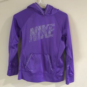 Girls Nike Therma-Fit Glitter Hoodie